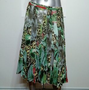 ALBERTO MAKALI • Jungle Print Midi / size 12